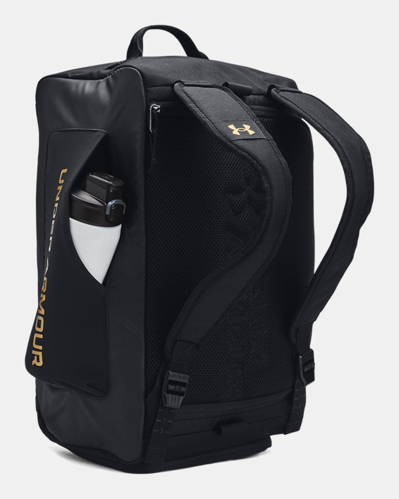 UA Contain Duo Small Backpack Duffle, Black, pdpMainDesktop image number 2